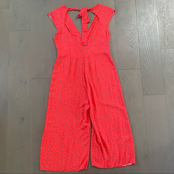 ASOS Spotted Jumpsuit in Red - Picture 6 of 6